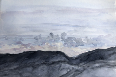 Aquarel Ardèche     35cm bij 50cm.               2023